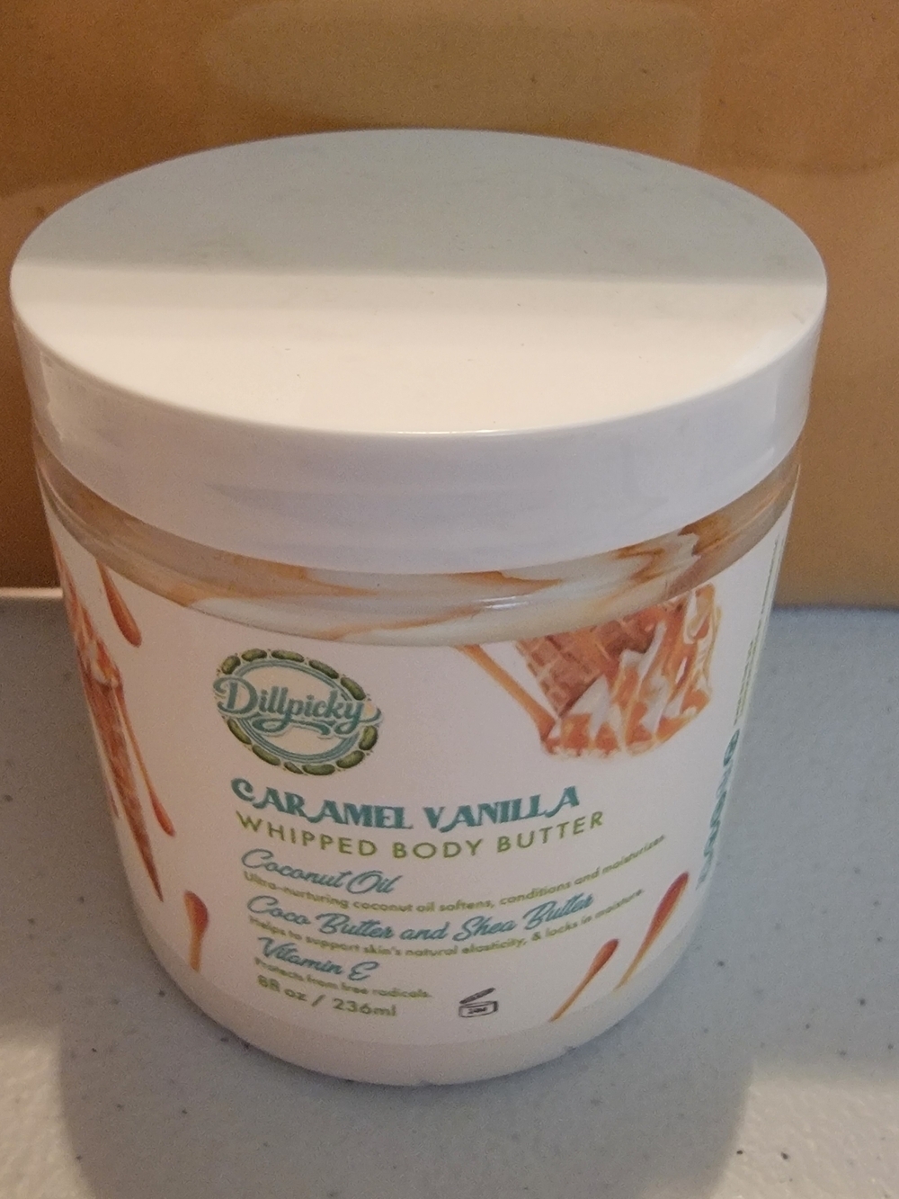 Caramel Vanilla Whipped Body Butter.